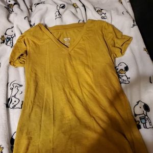 Mustard yellow shirt